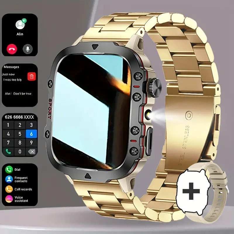 Smart Sports Outdoor Smartwatch Fitness Tracker H19 Heart Rate Step Sleep Bluetooth Call for iOS