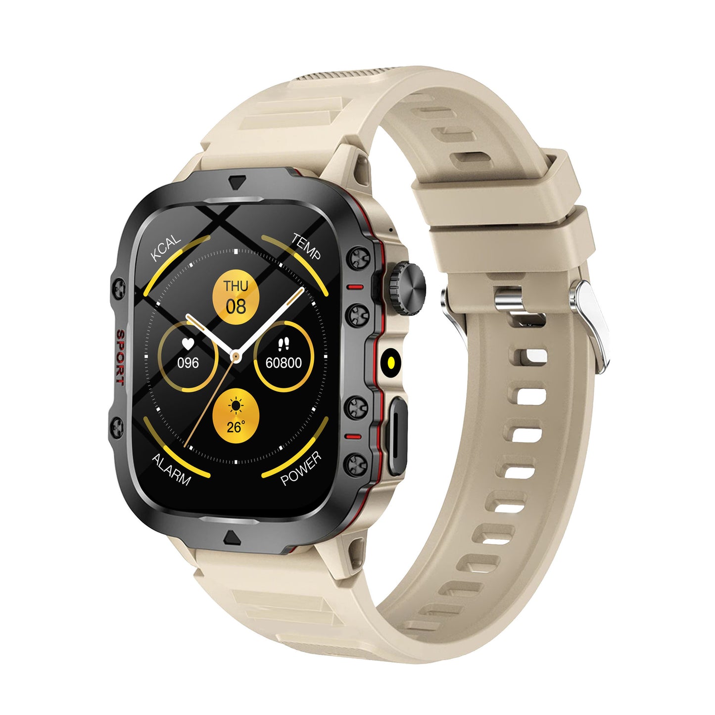 Smart Sports Outdoor Smartwatch Fitness Tracker H19 Heart Rate Step Sleep Bluetooth Call for iOS