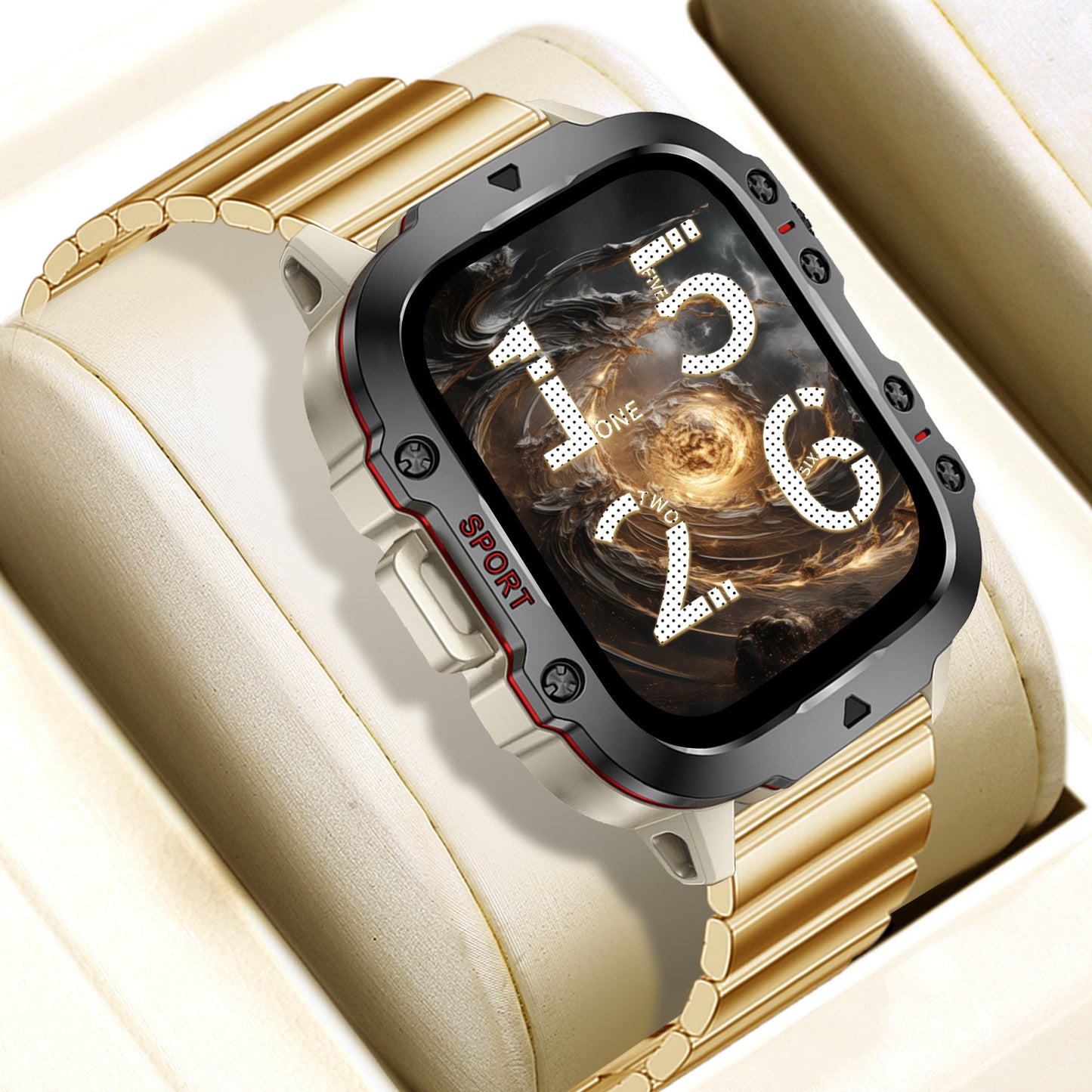 Smart Sports Outdoor Smartwatch Fitness Tracker H19 Heart Rate Step Sleep Bluetooth Call for iOS