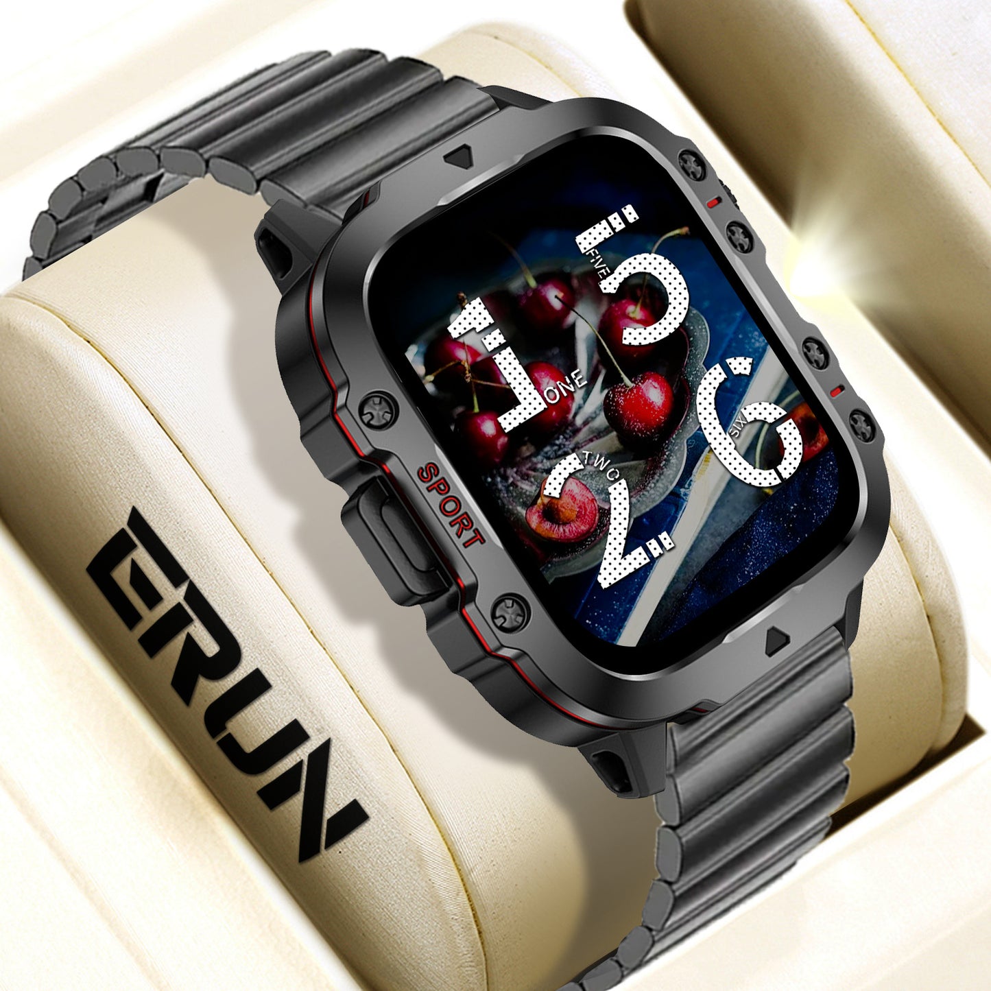 Smart Sports Outdoor Smartwatch Fitness Tracker H19 Heart Rate Step Sleep Bluetooth Call for iOS